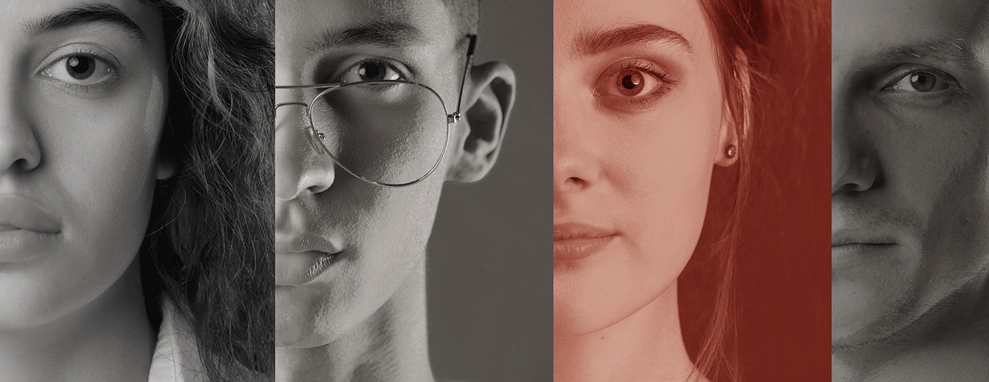 Mosaïque de portraits